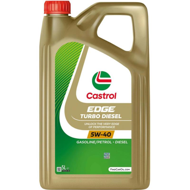 CASTROL Edge Titanium Turbo Diesel 5w40 5L - syntetyczny olej silnikowy | Sklep online Galonoleje.pl