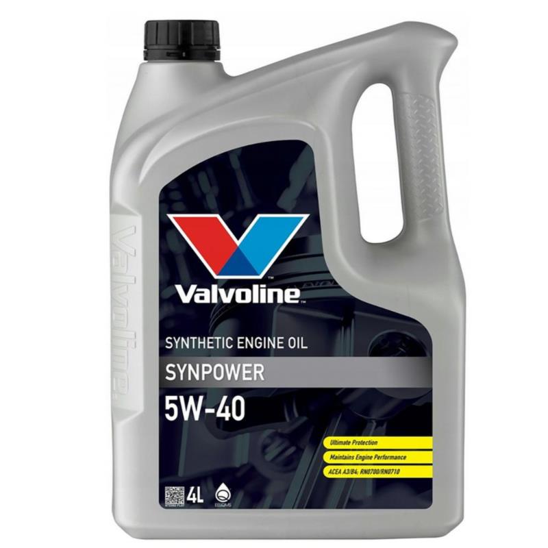 VALVOLINE Synpower 5w40 4L - syntetyczny olej silnikowy | Sklep online Galonoleje.pl