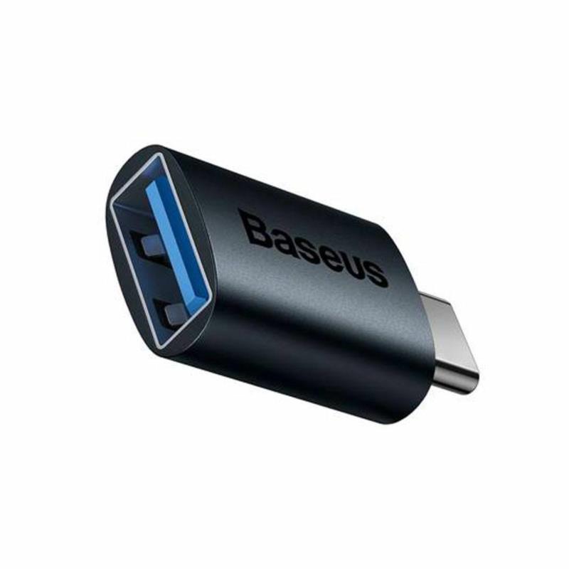 BASEUS Adapter USB-C do USB-A 3A (niebieski) | Sklep online Galonoleje.pl