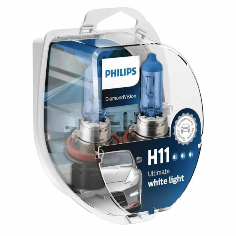 PHILIPS DiamondVision H11 (12V-55W, 5000K) 2szt. | Sklep online Galonoleje.pl