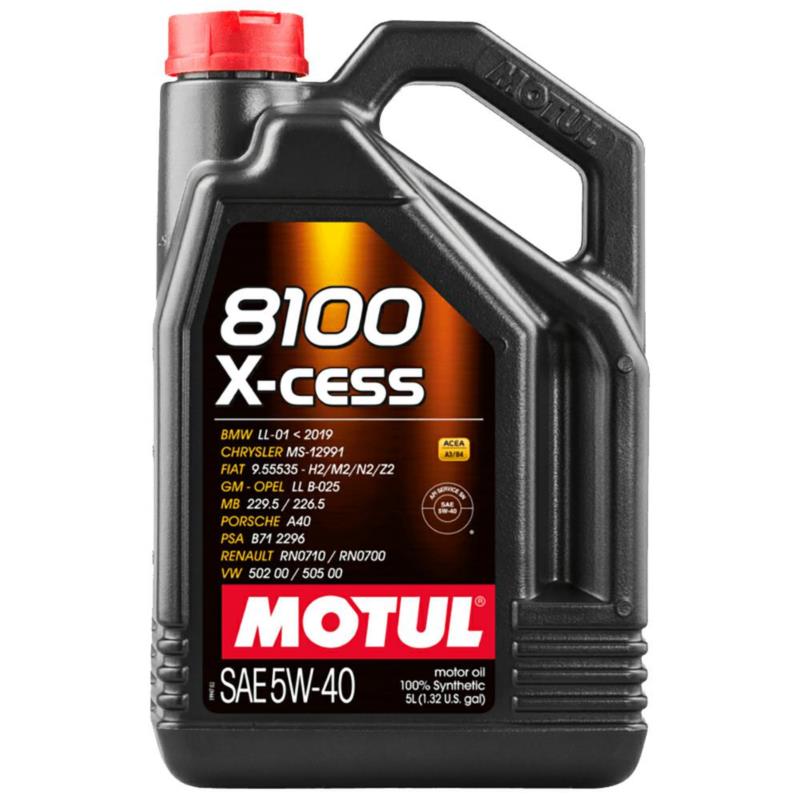 MOTUL 8100 X-Cess A3/B4 5w40 5L - syntetyczny olej silnikowy | Sklep online Galonoleje.pl