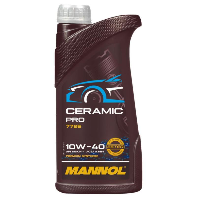 MANNOL Ceramic Pro 10W40 1L 7726 - ceramiczny olej silnikowy | Sklep online Galonoleje.pl