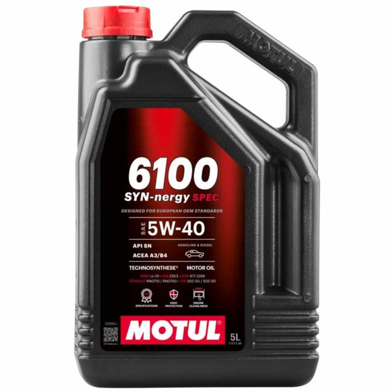 MOTUL 6100 Syn-Nergy Spec 5W40 5L - półsyntetyczny olej silnikowy | Sklep online Galonoleje.pl