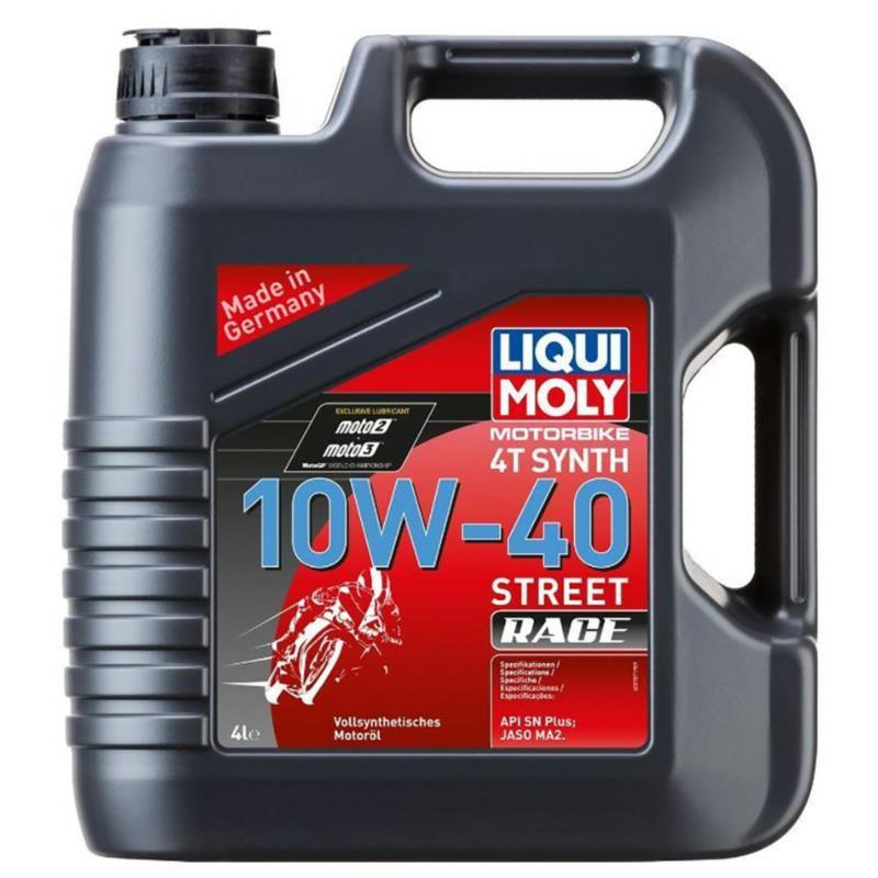 LIQUI MOLY Motorbike 4T Synth Street Race 10w40 4L 20754 - w pełni syntetyczny olej motocyklowy | Sklep online Galonoleje.pl