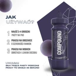 GYEON Q2M Compound 120ml - mocno ścierna pasta polerska | Sklep online Galonoleje.pl