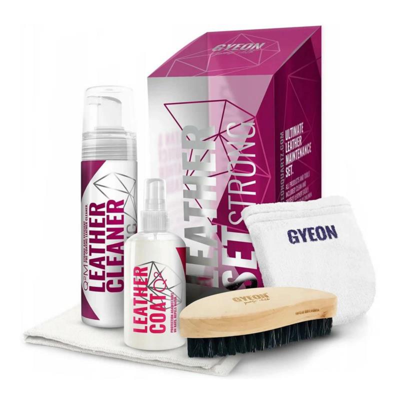 GYEON Q2M Leather Set Strong 200ml - zestaw do czyszczenia skóry | Sklep online Galonoleje.pl GYEON Q2M Leather Set Strong 200ml - zestaw do czyszczenia skóry | Sklep online Galonoleje.pl