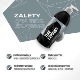 GYEON Q2M Tire Express 500ml - dressing do opon z SiO2 kwarcem | Sklep online Galonoleje.pl