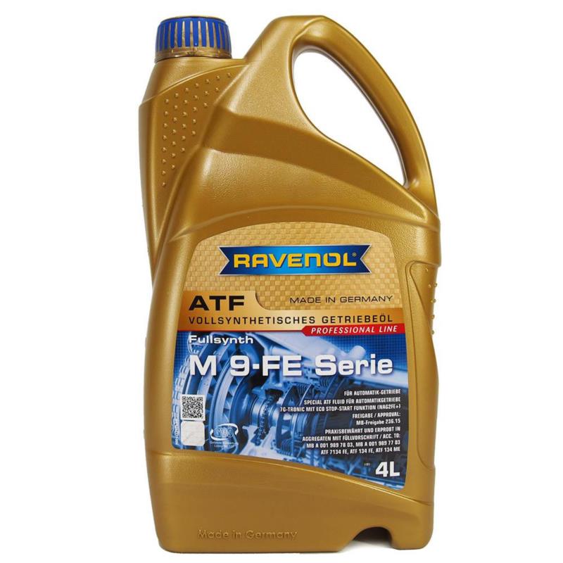 RAVENOL ATF M 9-FE-Serie 4L - olej przekładniowy do skrzyni biegów automatycznej | Sklep online Galonoleje.pl