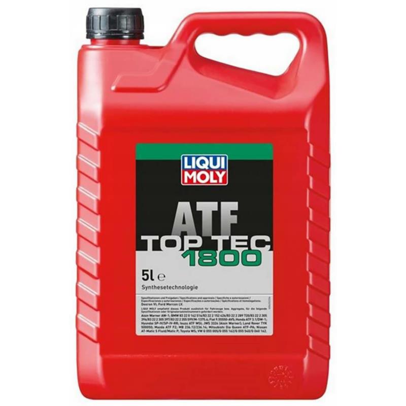 LIQUI MOLY Top Tec ATF 1800 5L 21686 - olej przekładniowy do automatyczhenj skrzyni biegów typu 5HP i podobnych LIQUI MOLY Top Tec ATF 1800 5L 21686 - olej przekładniowy do automatyczhenj skrzyni biegów typu 5HP i podobnych