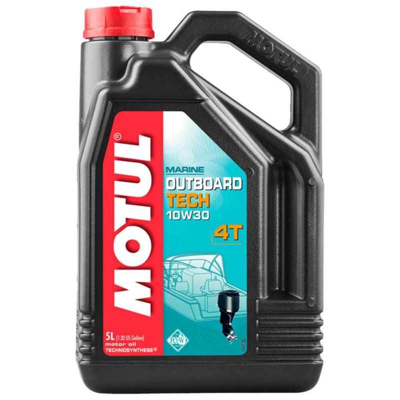 MOTUL Marine Outboard Tech 4T 10w30 5L - olej zaburtowy do łodzi półsyntetyczny | Sklep online Galonoleje.pl
