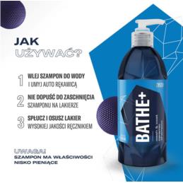 GYEON Q2M Bathe+ 500ml - szampon z zawartością SiO (tlenek krzemu) | Sklep online Galonoleje.pl