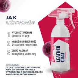 GYEON Q2 Leather Coat Redefined 500ml - impregnat do skóry | Sklep online Galonoleje.pl