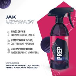 GYEON Q2M Prep 500ml - odtłuszczacz do użycia przed aplikacją powłok | Sklep online Galonoleje.pl