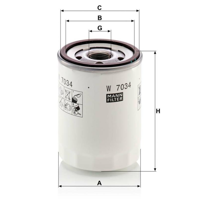 MANN Oleju W7034 - OP543/2 | Sklep online Galonoleje.pl MANN Oleju W7034 - OP543/2 | Sklep online Galonoleje.pl