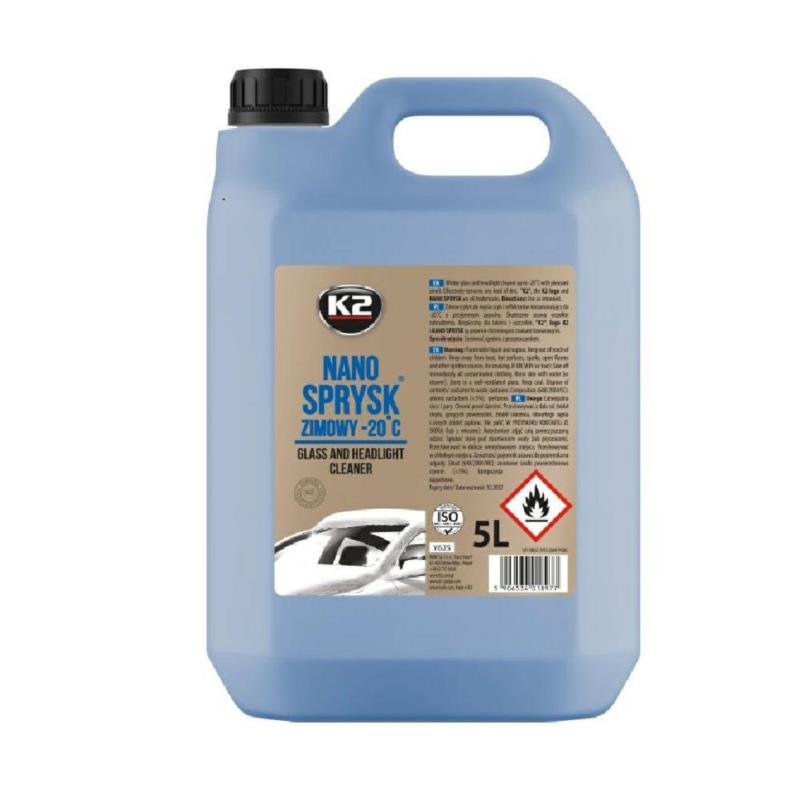 K2 Nano płyn zimowy 5L - (etanol) zimowy płyn do spryskiwaczy | Sklep online Galonoleje.pl K2 Nano płyn zimowy 5L - (etanol) zimowy płyn do spryskiwaczy | Sklep online Galonoleje.pl