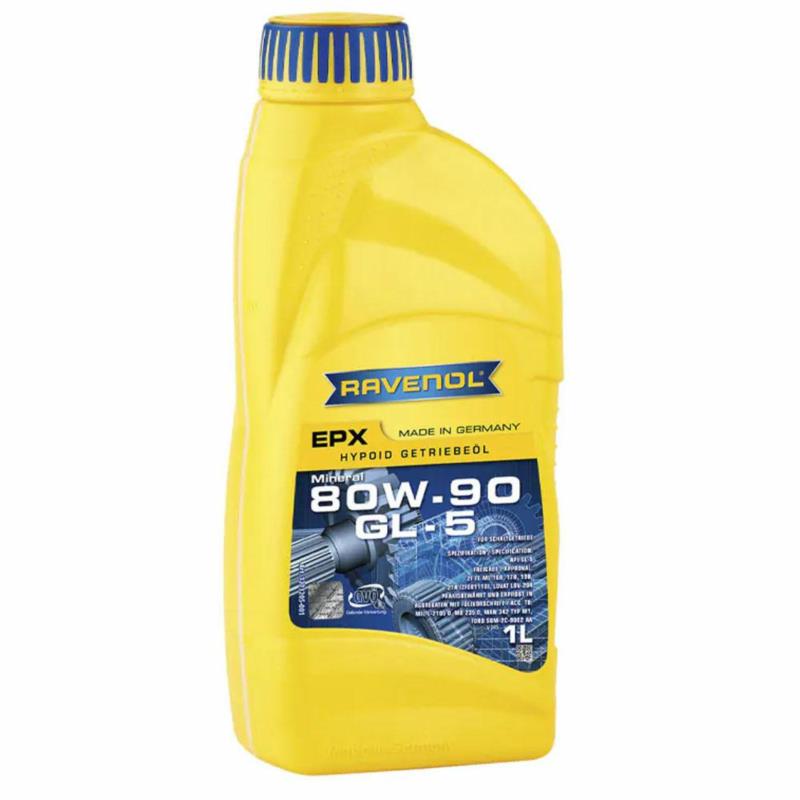 RAVENOL EPX 80W90 GL5 1L - olej przekładniowy do mostu i manualnej skrzyni biegów | Sklep online Galonoleje.pl RAVENOL EPX 80W90 GL5 1L - olej przekładniowy do mostu i manualnej skrzyni biegów | Sklep online Galonoleje.pl