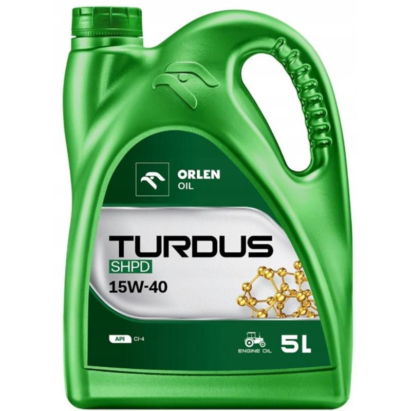 ORLEN Turdus SHPD 15W40 5L - olej silnikowy do traktora | Sklep online Galonoleje.pl