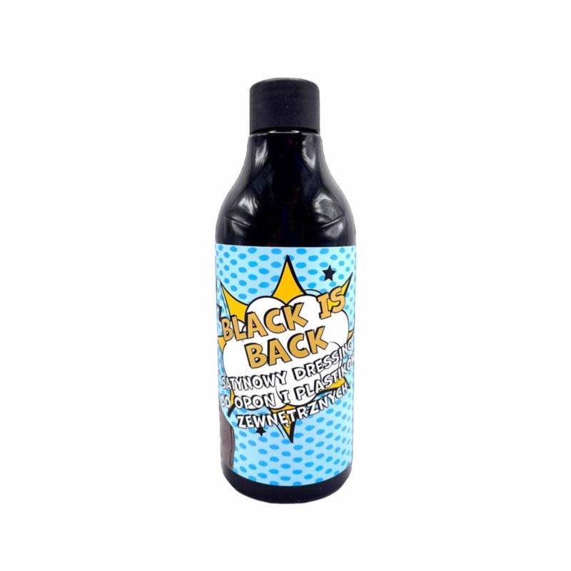 SAMOCHODOWA KOSMETYCZKA  Black Is Back 250ml - dressing do opon | Sklep online Galonoleje.pl