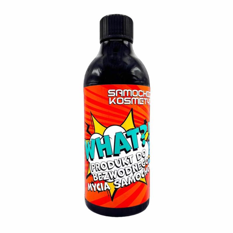 SAMOCHODOWA KOSMETYCZKA What? 500ml - produkt do bezwodnego mycia | Sklep online Galonoleje.pl