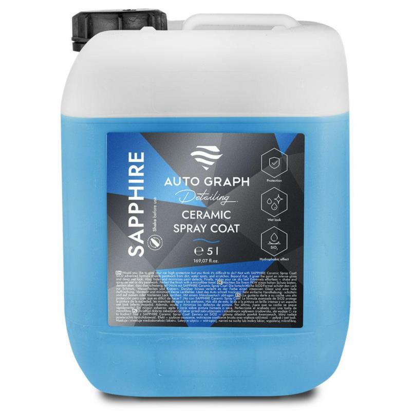 AUTO GRAPH SAPPHIRE Ceramic Spray Coat 5L - ceramiczna powłoka do lakieru | Sklep online Galonoleje.pl AUTO GRAPH SAPPHIRE Ceramic Spray Coat 5L - ceramiczna powłoka do lakieru | Sklep online Galonoleje.pl