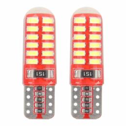 AMIO Żarówki LED CANBUS 24SMD 3014 T10e W5W SILCA White 12V | Sklep online Galonoleje.pl