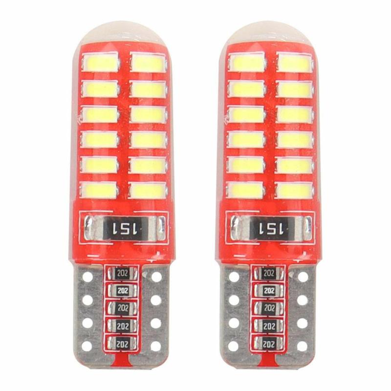 AMIO Żarówki LED CANBUS 24SMD 3014 T10e W5W SILCA White 12V | Sklep online Galonoleje.pl