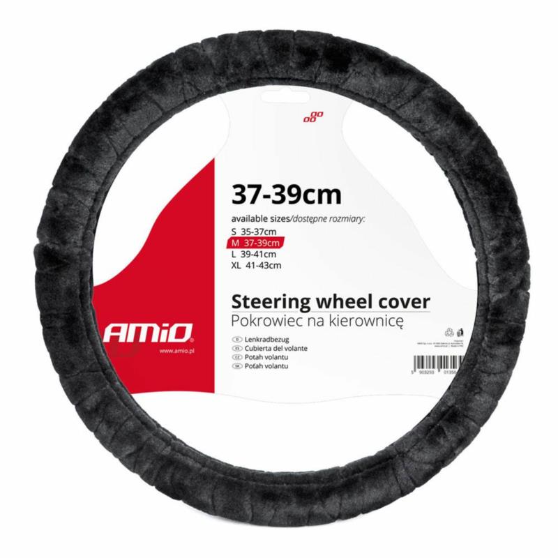 AMIO Pokrowiec kierownicy SWC-04-M (37-39cm) | Sklep online Galonoleje.pl AMIO Pokrowiec kierownicy SWC-04-M (37-39cm) | Sklep online Galonoleje.pl