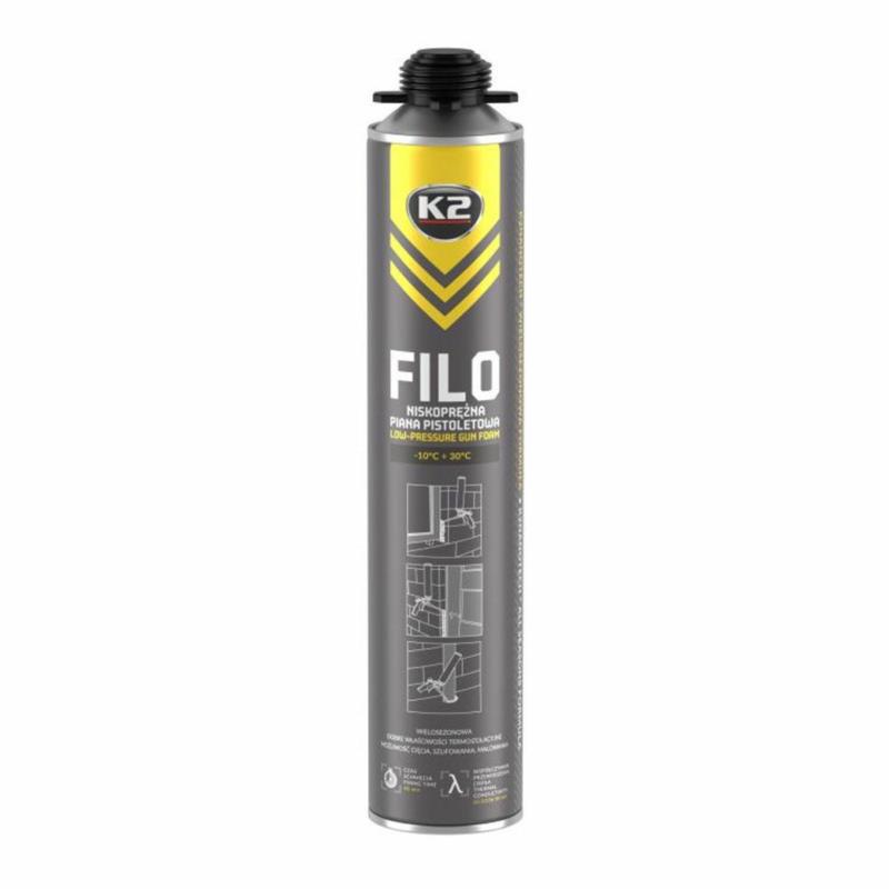 K2 FILO - Wielosezonowa piana montażowa pistoletowa 750ml | Sklep online Galonoleje.pl