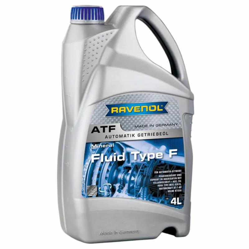 RAVENOL ATF Type F Fluid 4L - olej przekładniowy do skrzyni biegów automatycznej | Sklep online Galonoleje.pl RAVENOL ATF Type F Fluid 4L - olej przekładniowy do skrzyni biegów automatycznej | Sklep online Galonoleje.pl