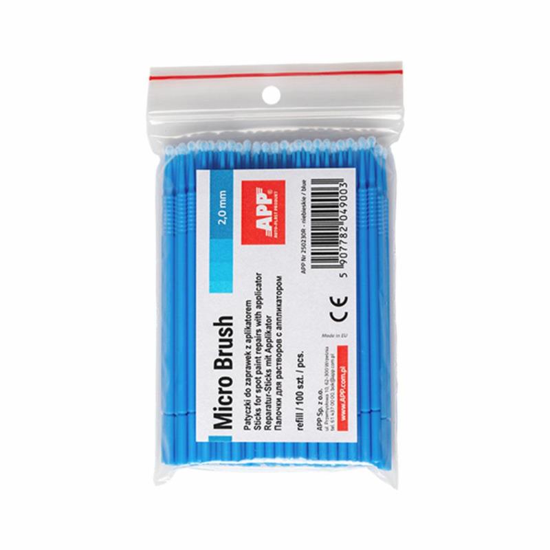 APP Micro Brush Refill 100szt. (niebieskie) - patyczki do zaprawek z aplikatorem | Sklep online Galonoleje.pl APP Micro Brush Refill 100szt. (niebieskie) - patyczki do zaprawek z aplikatorem | Sklep online Galonoleje.pl
