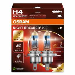 OSRAM Night Breaker +220% H4 (12V-60/55W) 2szt | Sklep online Galonoleje.pl