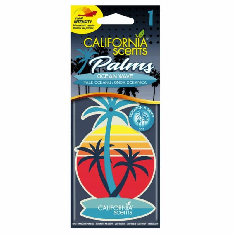 CALIFORNIA Palms - Ocean Wave - odświeżacz powietrza | Sklep online Galonoleje.pl