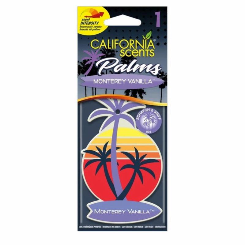 CALIFORNIA Palms - Monterey Vanilla - odświeżacz powietrza | Sklep online Galonoleje.pl