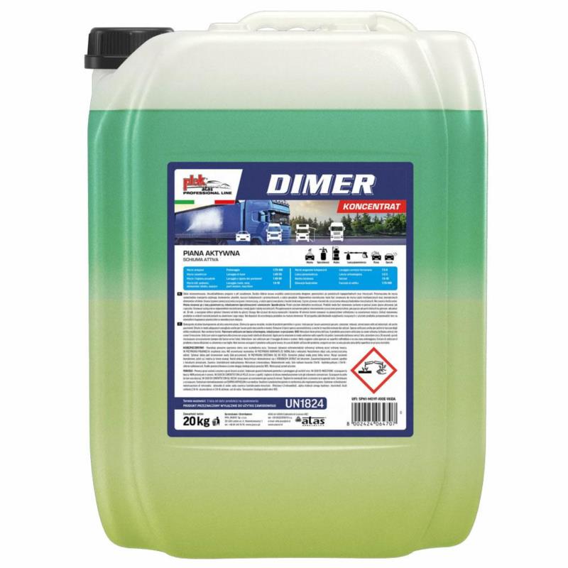 PLAK Dimer 20kg - 18L - aktywna piana do mycia koncentrat | Sklep online Galonoleje.pl