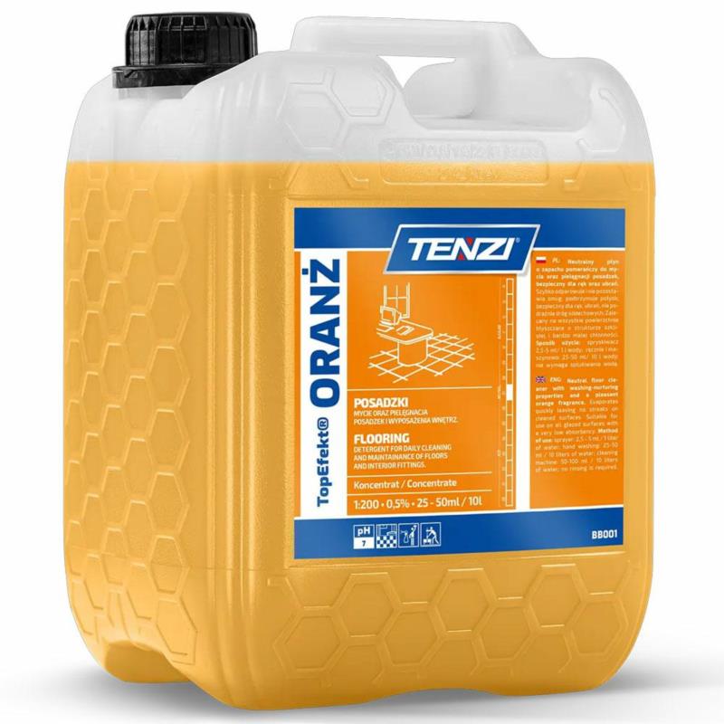 TENZI TopEfekt ORANŻ 10L koncentrat - płyn do mycia posadzek | Sklep online Galonoleje.pl TENZI TopEfekt ORANŻ 10L koncentrat - płyn do mycia posadzek | Sklep online Galonoleje.pl