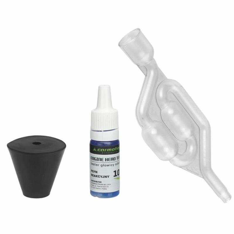 CARMOTION Tester szczelności uszczelki głowicy CO2 + płyn reakcyjny + adapter 25-55mm | Sklep online Galonoleje.pl