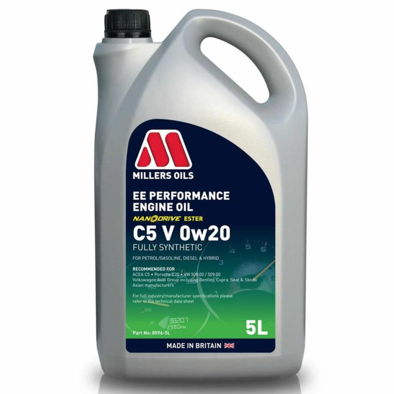 MILLERS EE Performance C5 V 0w20 5L - syntetyczny olej silnikowy | Sklep online Galonoleje.pl