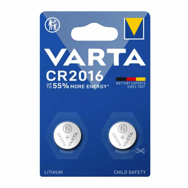 VARTA Bateria CR2016 3V Litowa Oryginalna 2 szt. | Sklep online Galonoleje.pl