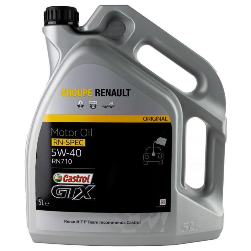 RENAULT CASTROL RN710 5W40 5L - oryginalny olej silnikowy OEM | Sklep online Galonoleje.pl RENAULT CASTROL RN710 5W40 5L - oryginalny olej silnikowy OEM | Sklep online Galonoleje.pl
