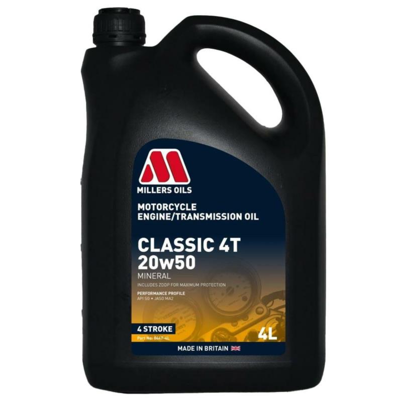 MILLERS Classic 4T 20w50 4L | Sklep online Galonoleje.pl MILLERS Classic 4T 20w50 4L | Sklep online Galonoleje.pl