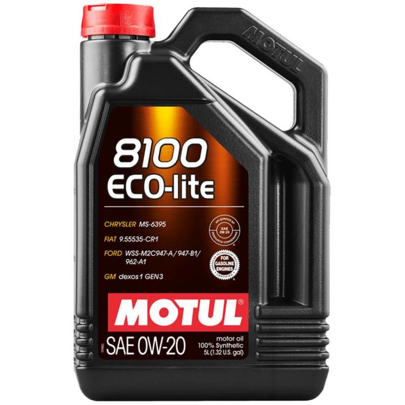 MOTUL 8100 Eco-Lite 0w20 5L - syntetyczny olej silnikowy | Sklep online Galonoleje.pl