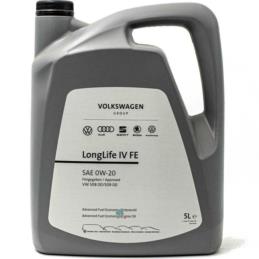 VOLKSWAGEN Longlife IV 0W20 5L - oryginalny olej silnikowy OEM | Sklep online Galonoleje.pl