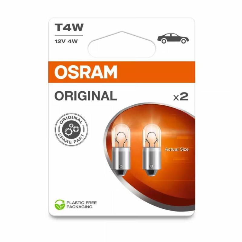 OSRAM Original T4W - 12V-4W - 2szt. blister | Sklep online Galonoleje.pl