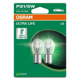 OSRAM Ultra Life P21/5W 12V | zestaw 2szt. Żarówek o wydłużonej żywotności
