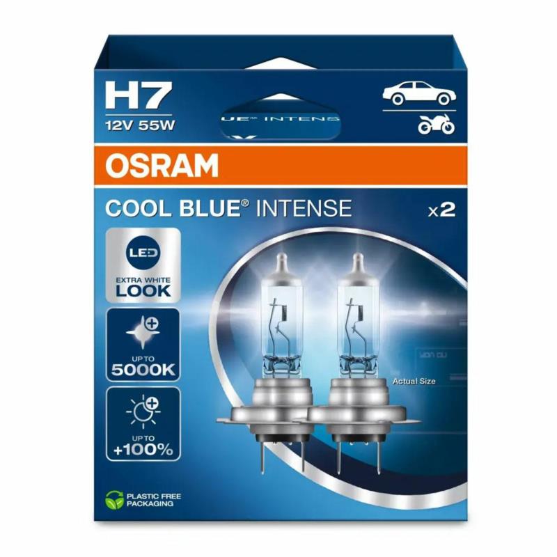 OSRAM Cool Blue Intense Next Gen H7 64210CBN-2HB Żarówki 5000K 2szt. OSRAM Cool Blue Intense Next Gen H7 64210CBN-2HB Żarówki 5000K 2szt.