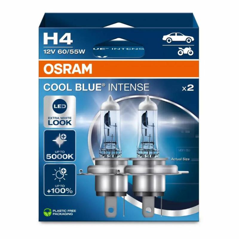 OSRAM Cool Blue Intense Next Gen H4 - 12V-60/55W - 5000K 2szt.64193CBN-2HB | Sklep online Galonoleje.pl OSRAM Cool Blue Intense Next Gen H4 - 12V-60/55W - 5000K 2szt.64193CBN-2HB | Sklep online Galonoleje.pl