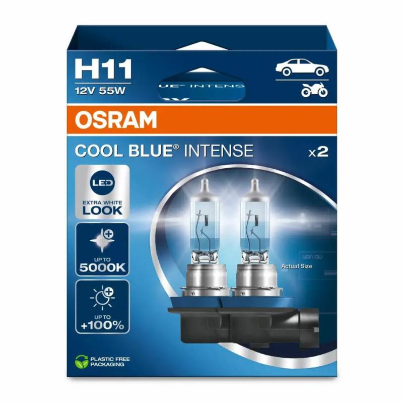 OSRAM Cool Blue Intense Next Gen H11 64211CBN-2HB Zestaw Żarówek 5000K 2 szt. | Sklep online Galonoleje.pl OSRAM Cool Blue Intense Next Gen H11 64211CBN-2HB Zestaw Żarówek 5000K 2 szt. | Sklep online Galonoleje.pl