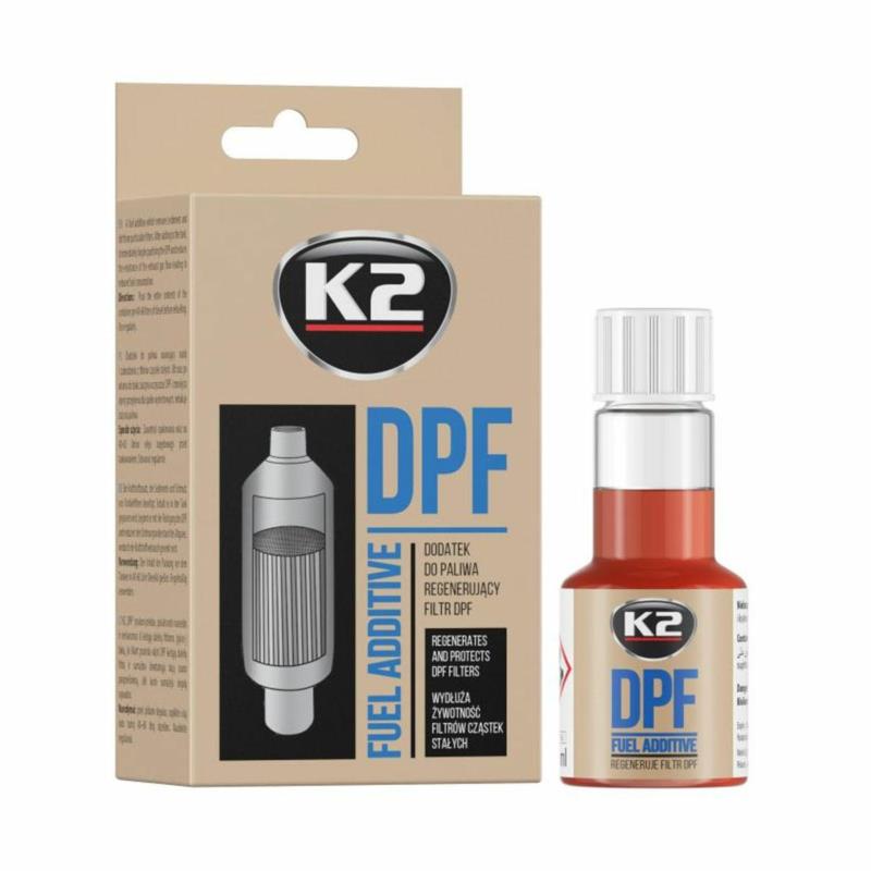 K2 DPF Regenerator Filtra Cząstek Stałych Dodatek do Paliwa 50ml