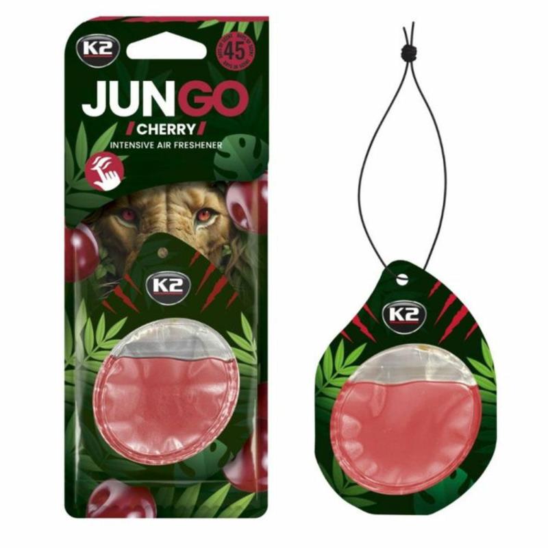 K2 JUNGO Cherry - zawieszka zapachowa do auta wiśnia