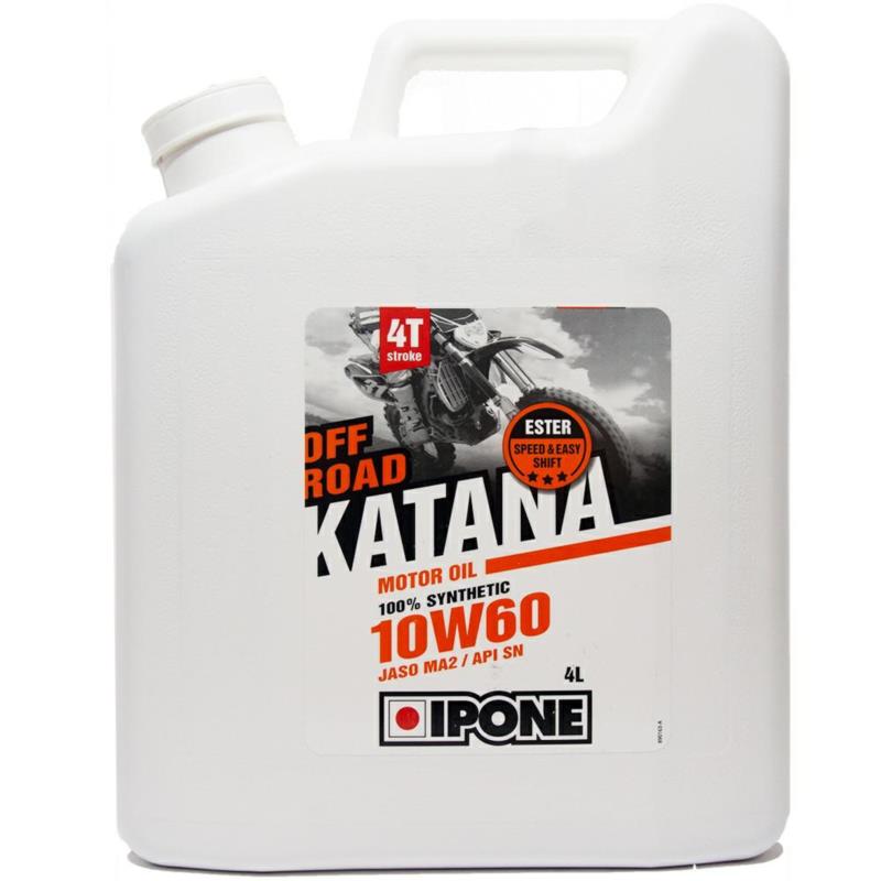 IPONE Katana Off Road 10W60 4L - syntetyczny olej motocyklowy | Sklep online Galonoleje.pl IPONE Katana Off Road 10W60 4L - syntetyczny olej motocyklowy | Sklep online Galonoleje.pl